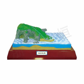 地理教學(xué)模型海岸地貌模型