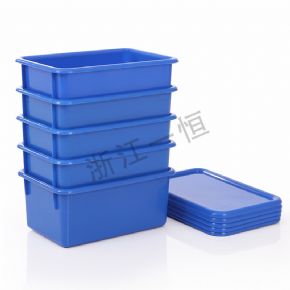 收納配件藍(lán)色儲物盒+蓋子（5個一套）