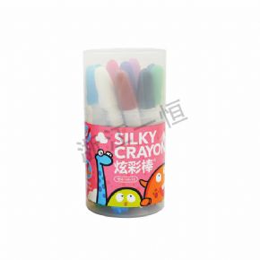 美術材料類12 色桶裝炫彩棒